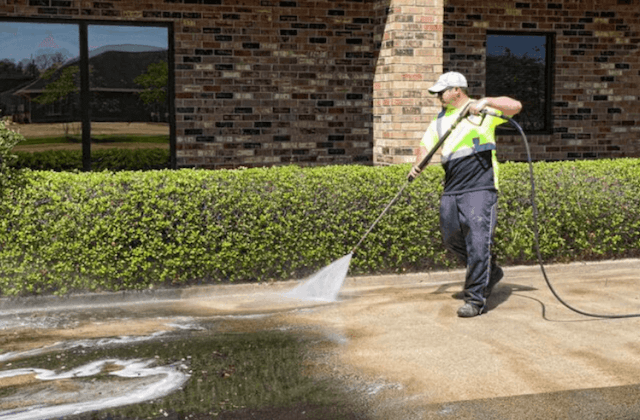 commercial concrete cleaning in alexandria